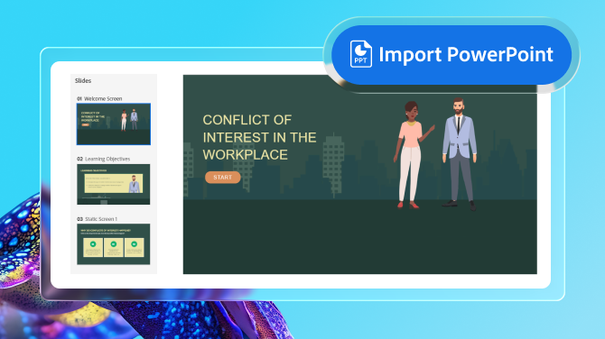 Bring in slides in seconds