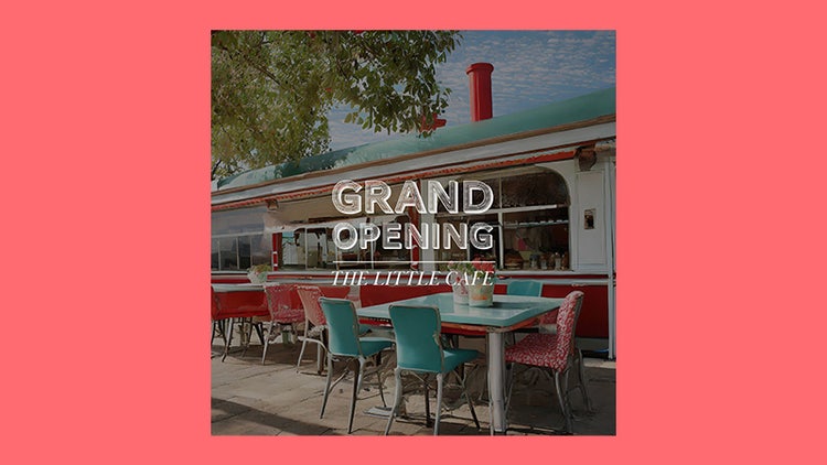 outside of a 1960s diner