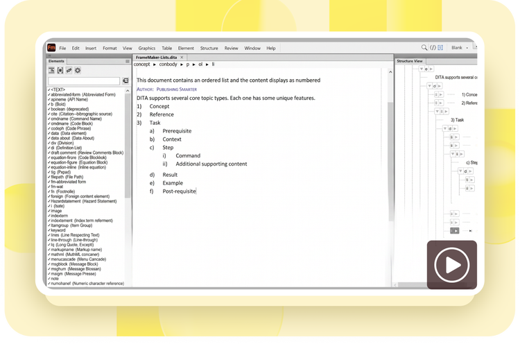 https://main--cc--adobecom.aem.page/cc-shared/fragments/modals/framemaker/framemaker/smoother-dita-authoring-experience#smoother-DITA-authoring-experience | Smoother DITA authoring experience
