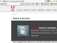 Mobile Content Website