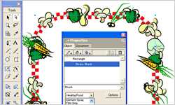 Symbol-Based Brush and Spray Strokes