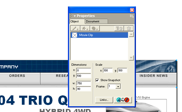 Macromedia Flash MX Integration 