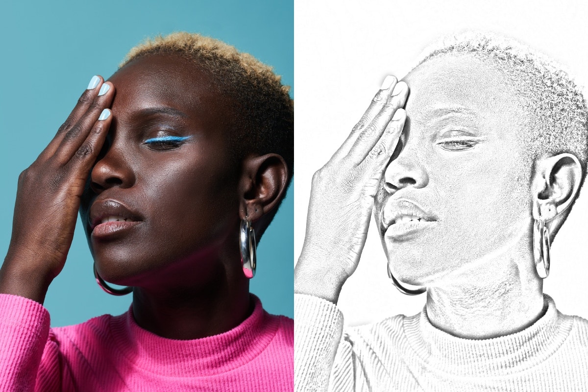 Photo Studio Drawing How to turn photos into pencil sketches - Adobe