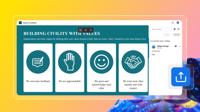 Collaborate smarter with share for review