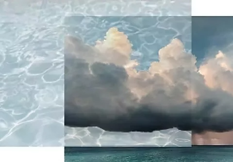 Een voorbeeld van een fotocollage.