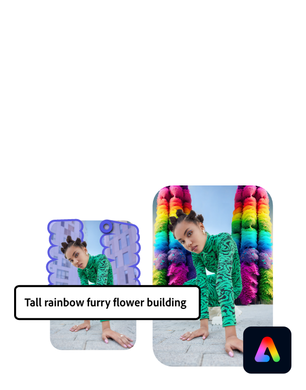 Adobe Express, powered by Firefly.