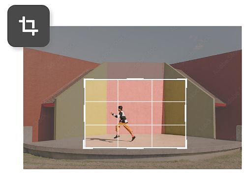 Crop tool for Photoshop photo editing