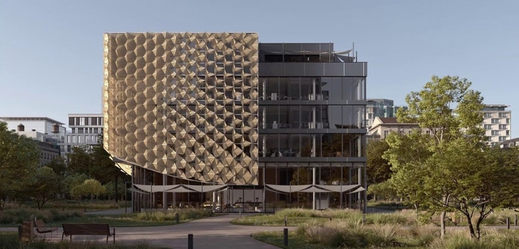 3D building rendering by ZUH Visuals generated with 3D file formatting.