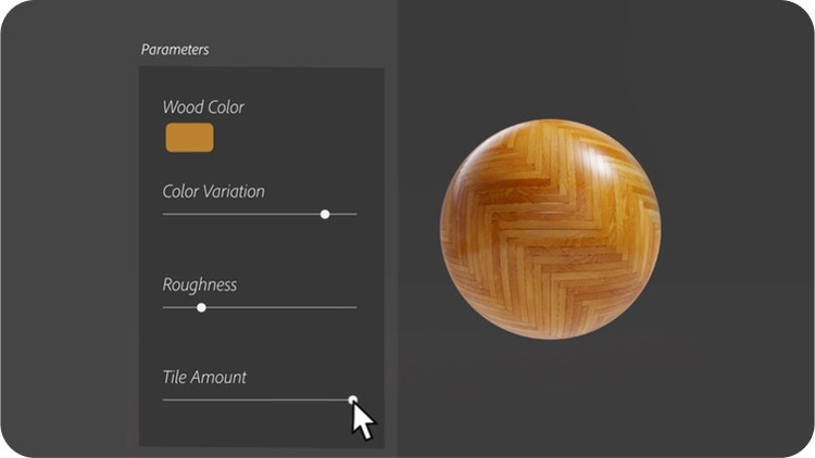 Mag-design ng mga bagong parametric na texture.