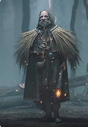 Lalaking nakatayo sa gubat