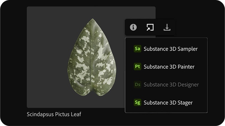 Płynne przenoszenie zasobów do modułów Substance 3D