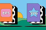 EPS vs SVG file image, Picture