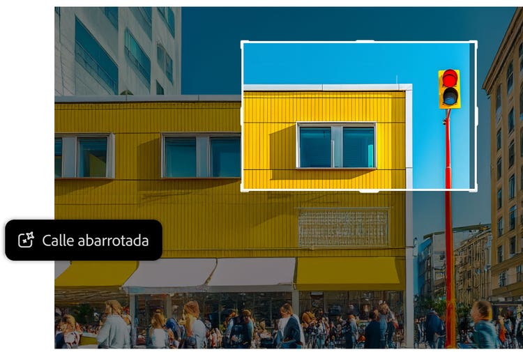 Crea una escena con instrucciones de texto