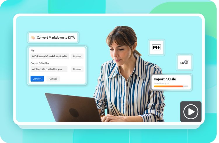 Import Markdown to DITA