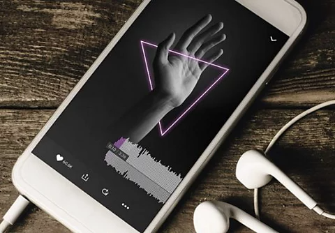 An example of an image with a neon effect.