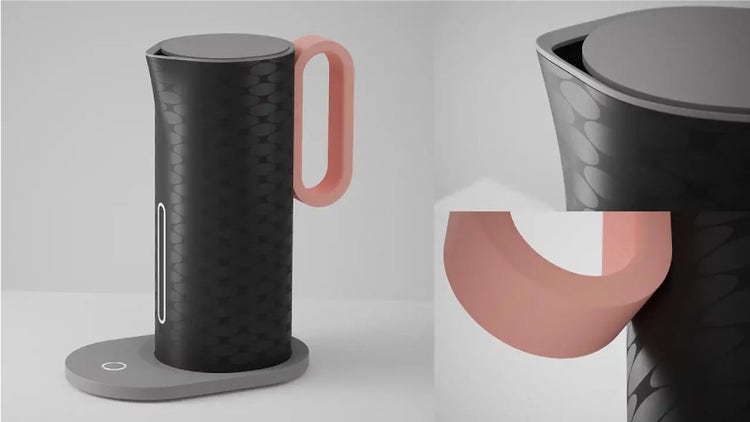 3D product concept of an electric kettle