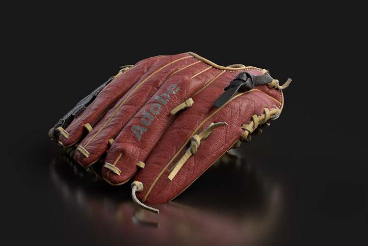 baseball glove 3D model