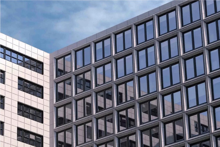 rendering of an office building