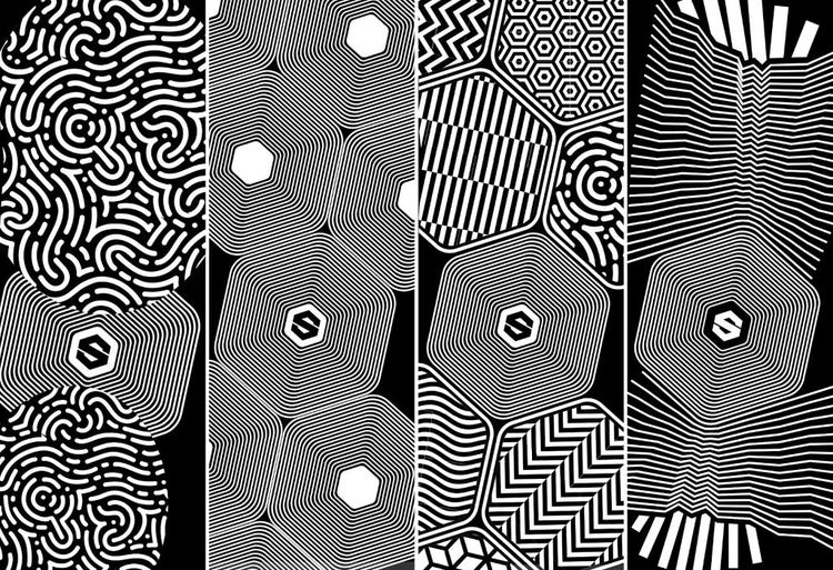 Background pattern Description automatically generated