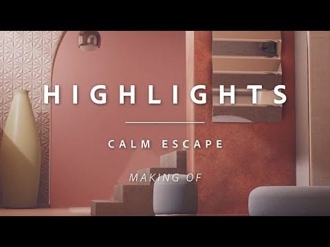 Video titled: MAKING OF - Calm Escape: Architecture Interior Design Inspiration from Substance Source