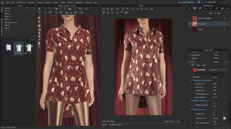 screenshot of Substance native integration in CLO