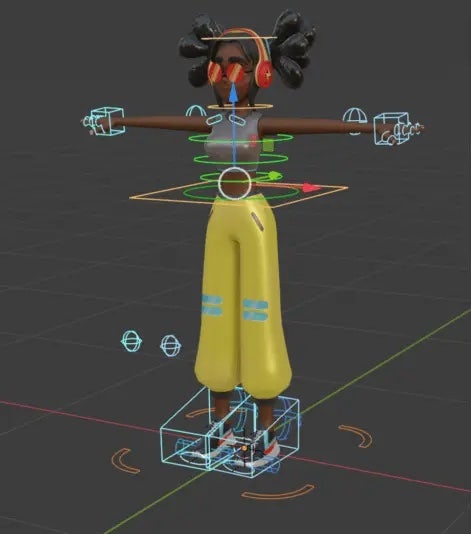 Mixamo blender image 1a