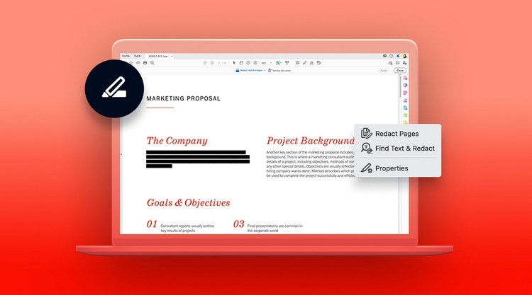Exemplo de eliminação de texto de um ficheiro PDF