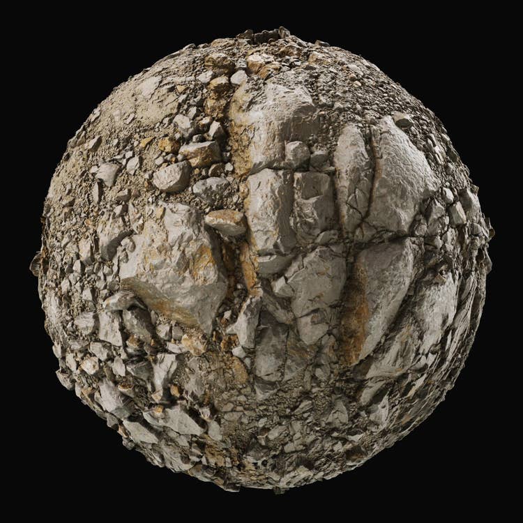 a rough-textured rocky sample