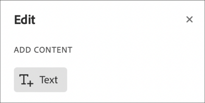 Add text to your PDF with the Acrobat online PDF editor.