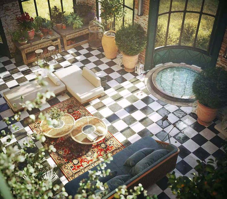 Creating hyper-realistic renders using 3D visualization software