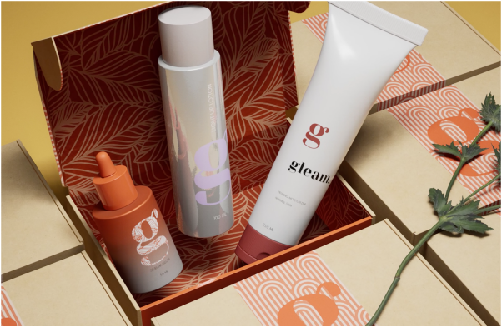 عرض لبضائع استهلاكية في عبوة