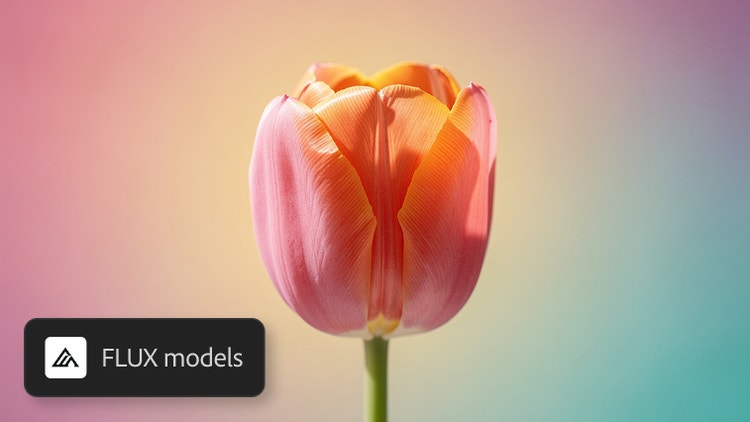 Närbild av en röd blomma med lysande gula högdagrar mot en grön bakgrund, skapad med Flux AI.