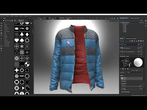 Video titled: CLO to Substance 3D Painter - Add rich details on a jacket