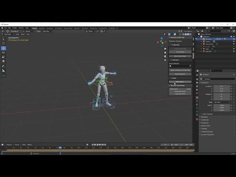 Video titled: Mixamo add-on for Blender | Creating Control Rig