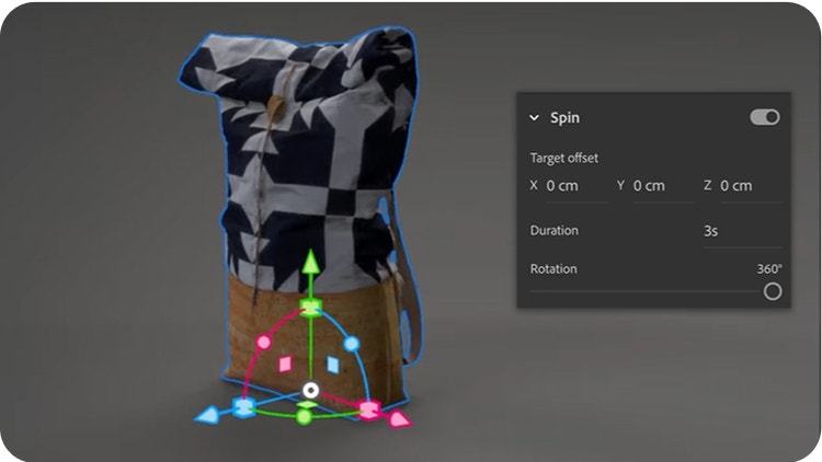 Oblikujte animacije za najboljše vizualne upodobitve izdelkov.