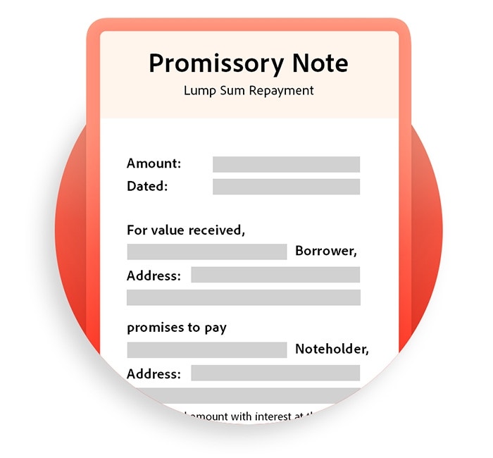 Promissory note example