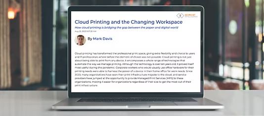 Cloud Printing and the Changing Workspace