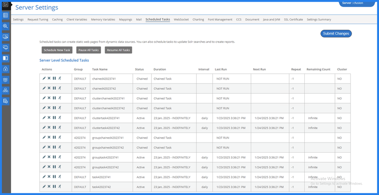 Built in service integration