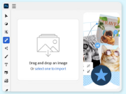 Drag or drop an image or select one to import, Picture