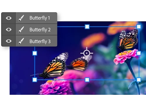 ตัวอย่างการใช้ฟีเจอร์ Batch Rotate Layer