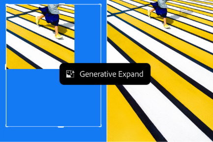 ฟีเจอร์ขยายโดย AI ใน Photoshop