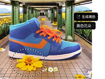 Photoshop AI 的生成式填色功能