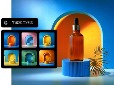 Photoshop AI 的生成式工作區功能