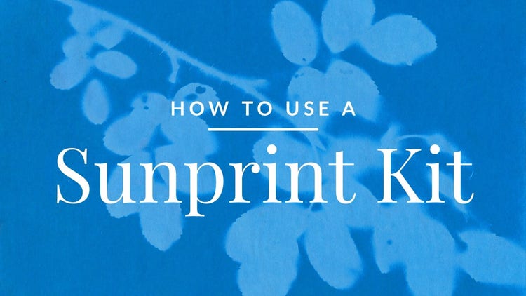 Blue Classy Sunprint Kit Youtube Thumbnail
