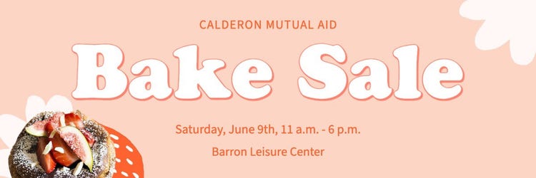 Pink Donut Floral Event Banner