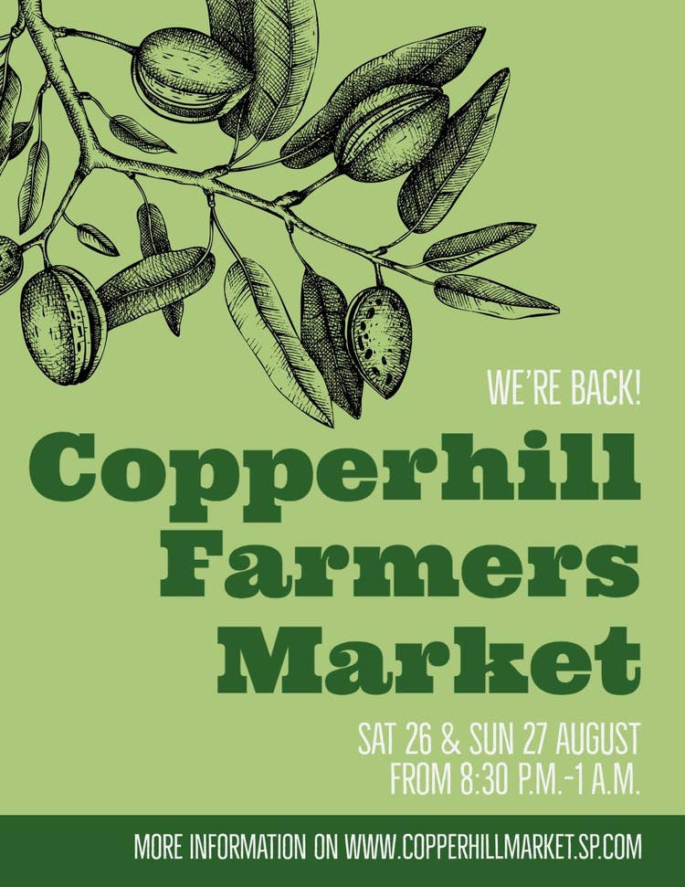Green Farmers Market Flyer