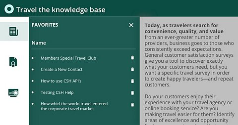Favorites in Responsive HTML5 layouts