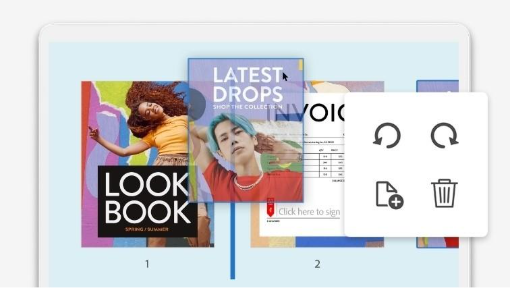 Упорядковуйте сторінки та змінюйте їх порядок.