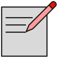 An image of a piece of paper with a pencil represents how TXT files provide easy text manipulation.