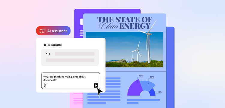 ai document editor illustration
